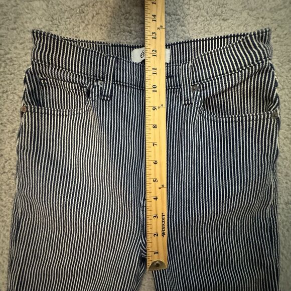 Etica Jeans Womens 25 Cindy Raw Hem Preppy Nautical Sustainable Slow Fashion - Picture 6 of 13